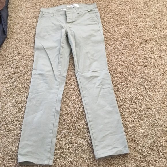 Light green, Topman Stretch Skinny Pants - Picture 1 of 3
